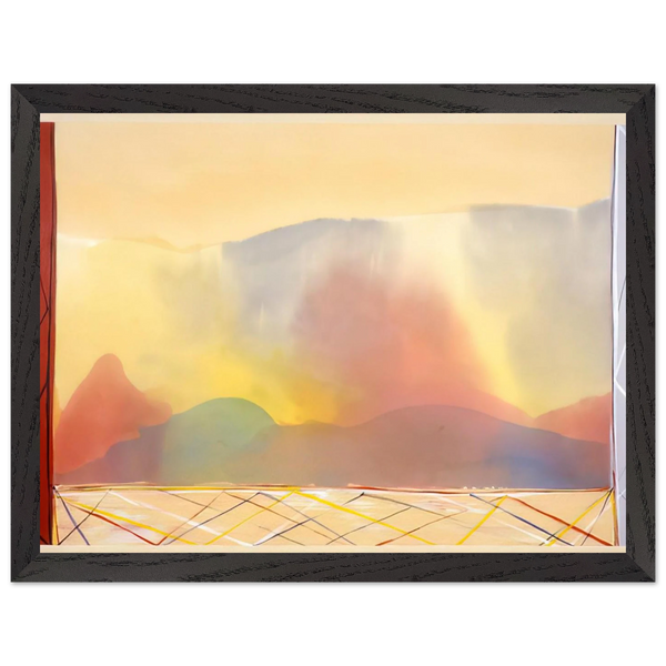 Sun In The East - 1988 by Ronnie Landfield — Framed art print at Zephyeer