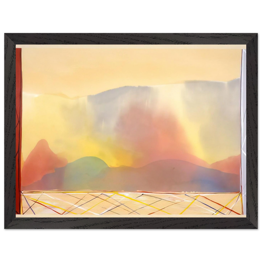 Sun In The East - 1988 by Ronnie Landfield — Framed art print at Zephyeer