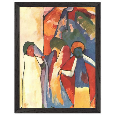 IMPROVISATION 6 AFRICAN 1909 by Wassily Kandinsky — Framed art print at Zephyeer