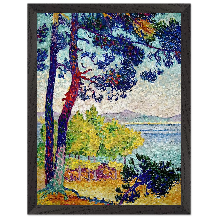 Afternoon at Pardigon, Var by Henri-Edmond Cross — Framed art print at Zephyeer