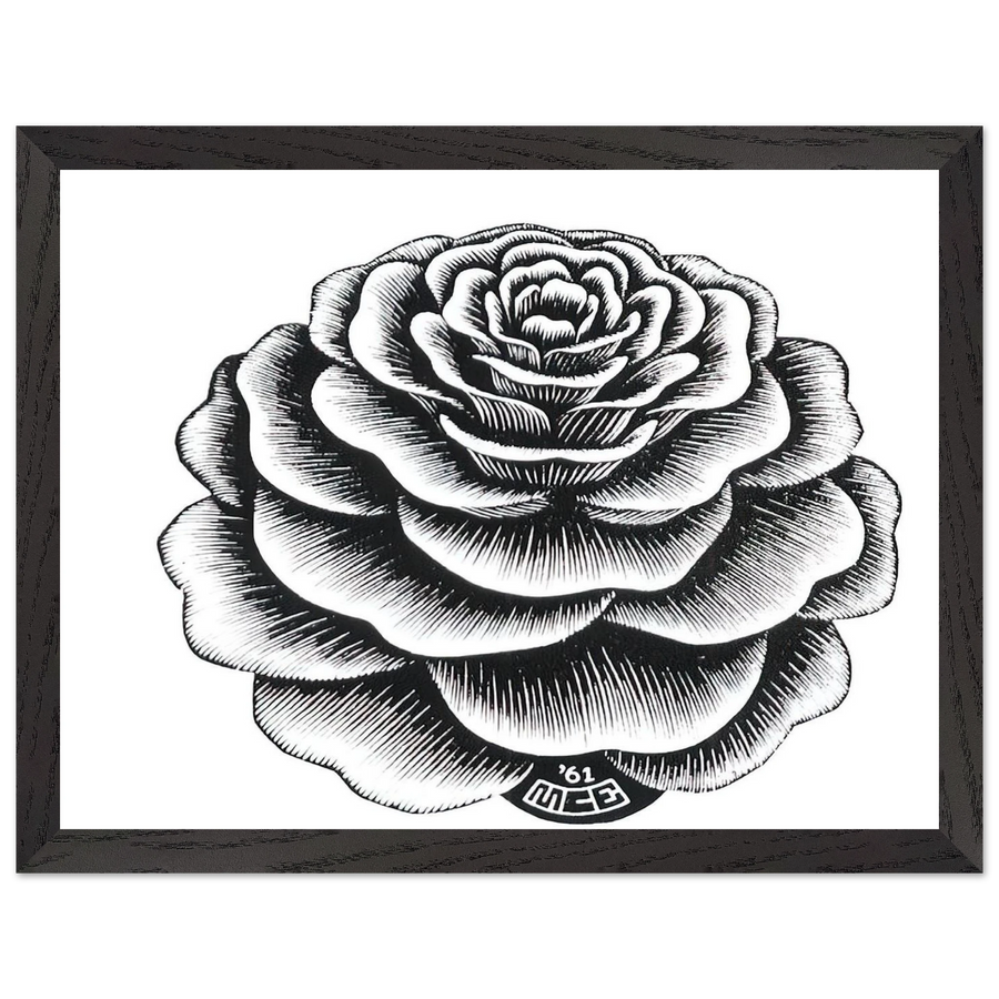 FLOWER 1 by MC Escher — Framed art print at Zephyeer