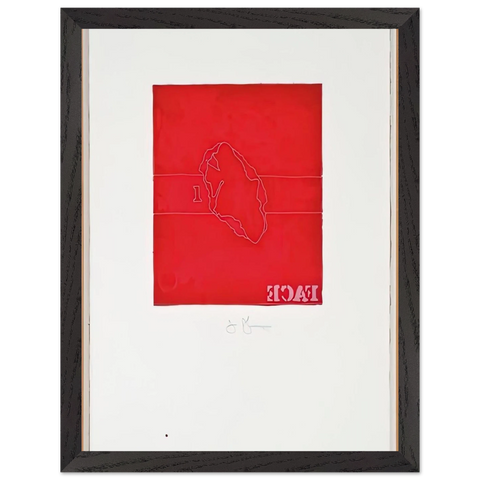 FACE CASTS FROM UNTITLED SERIES 1974 by Jasper Johns — Framed art print at Zephyeer