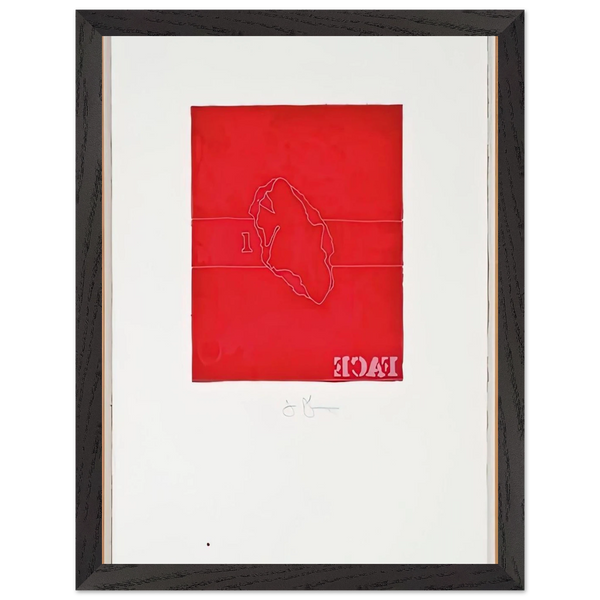 FACE CASTS FROM UNTITLED SERIES 1974 by Jasper Johns — Framed art print at Zephyeer