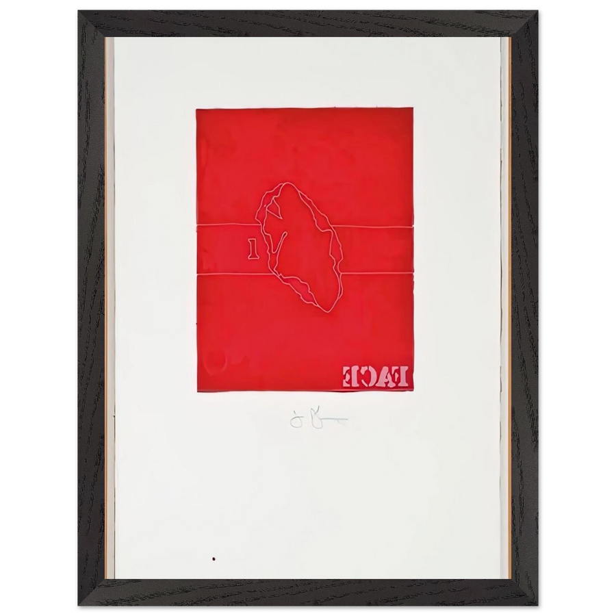FACE CASTS FROM UNTITLED SERIES 1974 by Jasper Johns — Framed art print at Zephyeer