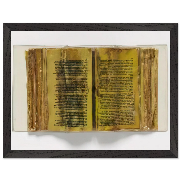 Poemetrie - 1970 by Dieter Roth — Framed art print at Zephyeer