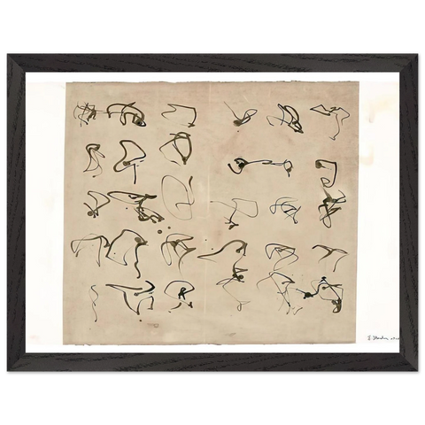 Forgery - 2008 by Brice Marden — Framed art print at Zephyeer