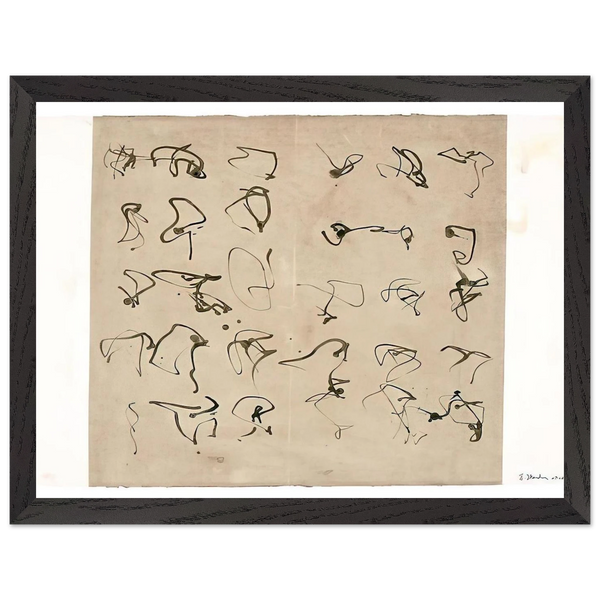 Forgery - 2008 by Brice Marden — Framed art print at Zephyeer