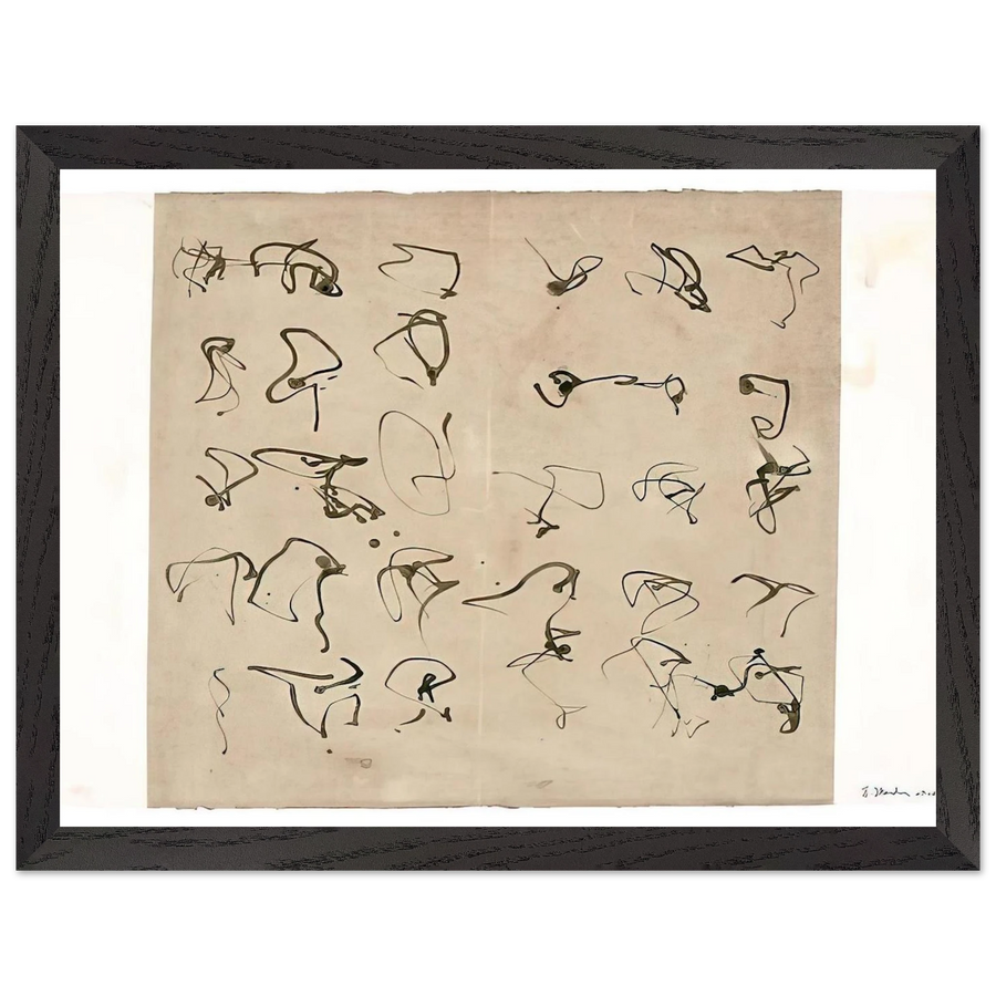 Forgery - 2008 by Brice Marden — Framed art print at Zephyeer