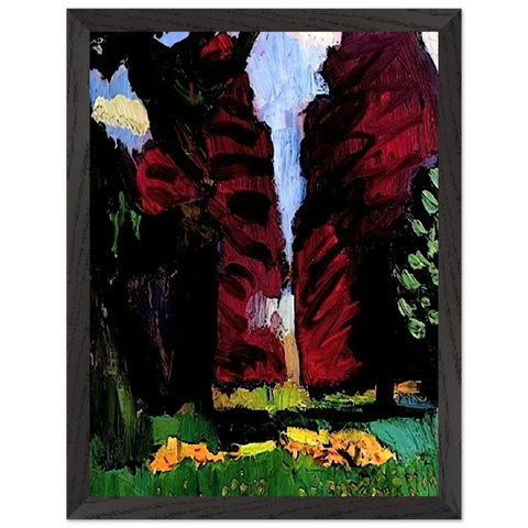 COPPER BEECHES 1901 by Henri Matisse — Framed art print at Zephyeer