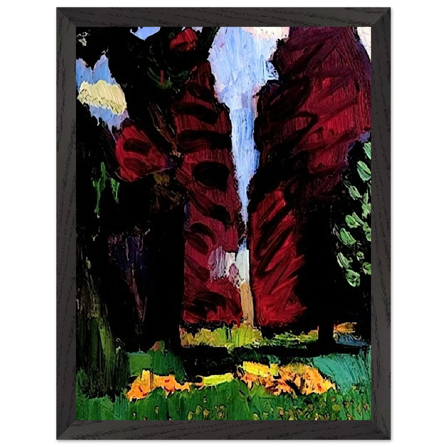 COPPER BEECHES 1901 by Henri Matisse — Framed art print at Zephyeer