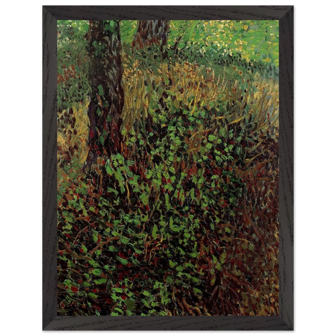 Undergrowth by Vincent van Gogh — Framed art print at Zephyeer