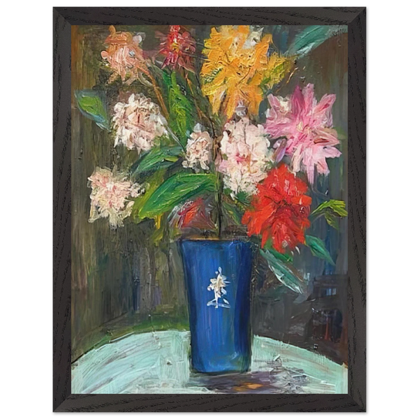 VASE WITH FLOWERS 1 by Maurice Utrillo — Framed art print at Zephyeer