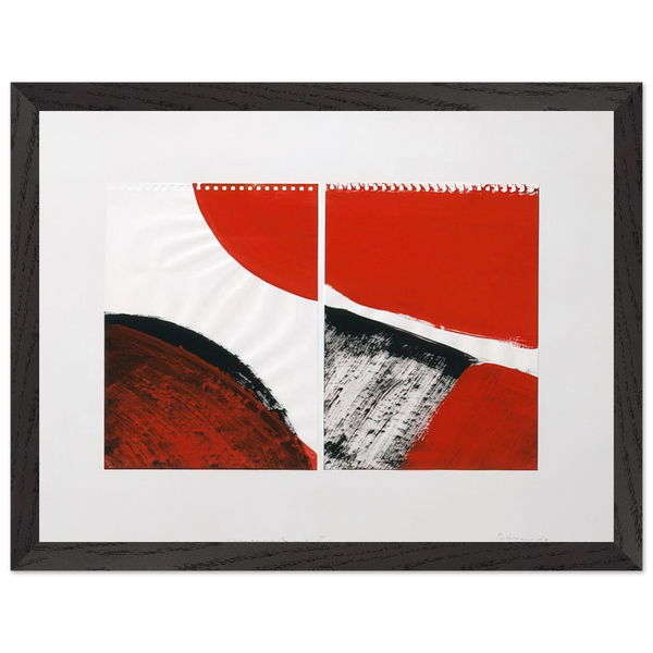 Who knows the beginning and who knows the end II - 1976 by Blinky Palermo — Framed art print at Zephyeer