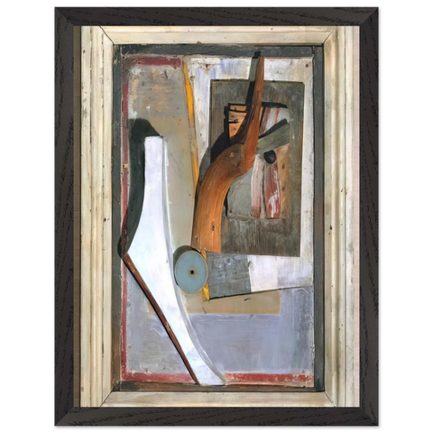 RELIEF IN RELIEF 1945 by Kurt Schwitters — Framed art print at Zephyeer