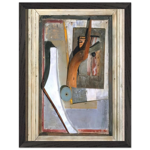 RELIEF IN RELIEF 1945 by Kurt Schwitters — Framed art print at Zephyeer