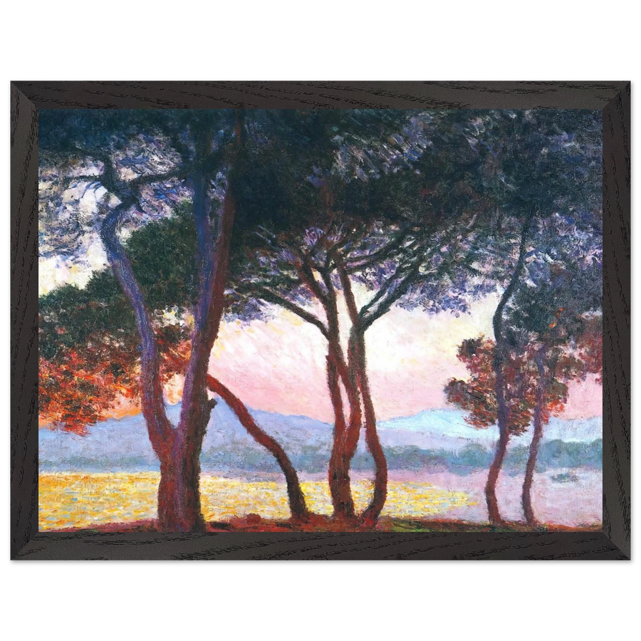 Juan-les-Pins by Claude Monet — Framed art print at Zephyeer
