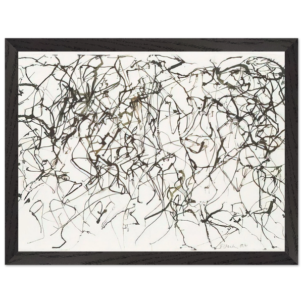 St. Barts 10 - 1991 by Brice Marden — Framed art print at Zephyeer