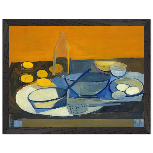 Kitchen Still Life - 1948 by William Scott — Framed art print at Zephyeer