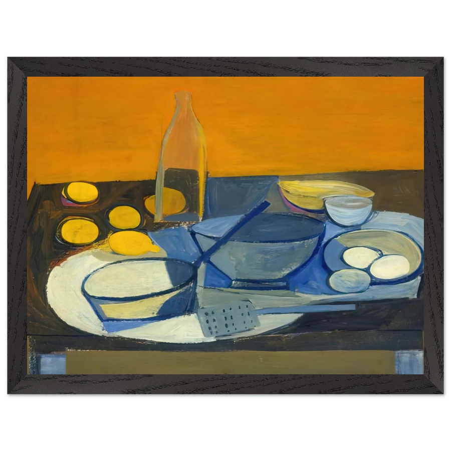 Kitchen Still Life - 1948 by William Scott — Framed art print at Zephyeer