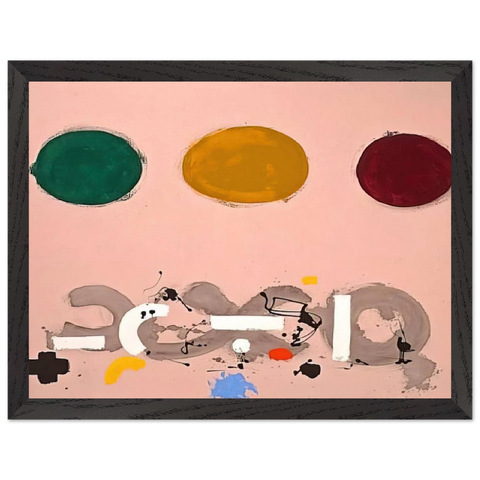 Green, Ochre, Maroon - 1969 by Adolph Gottlieb — Framed art print at Zephyeer