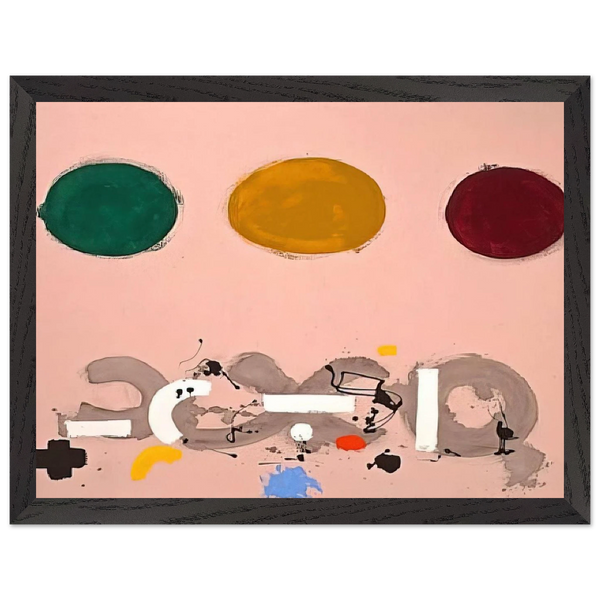 Green, Ochre, Maroon - 1969 by Adolph Gottlieb — Framed art print at Zephyeer