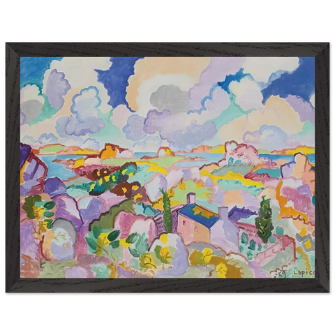 Printemps en Bretagne - 1959 by Charles Lapicque — Framed art print at Zephyeer