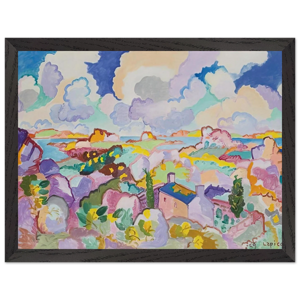 Printemps en Bretagne - 1959 by Charles Lapicque — Framed art print at Zephyeer