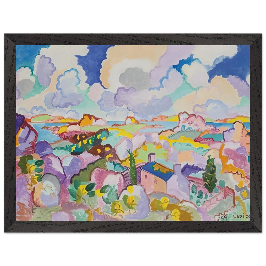 Printemps en Bretagne - 1959 by Charles Lapicque — Framed art print at Zephyeer