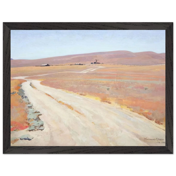 Abandoned Ranch 1935 by Maynard Dixon, framed poster