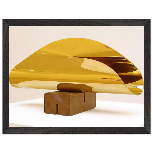 Fläche im Raum von einer Linie begrenzt - 1952 by Max Bill — Framed art print at Zephyeer
