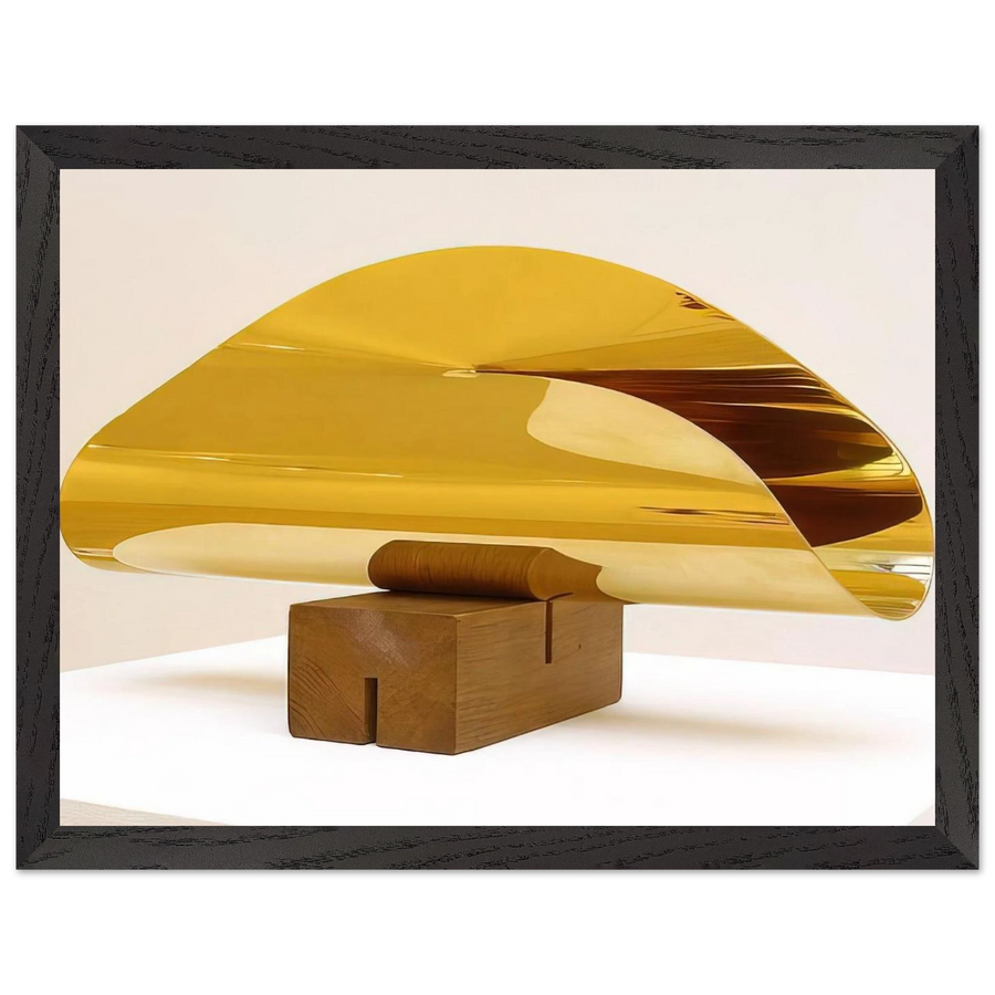 Fläche im Raum von einer Linie begrenzt - 1952 by Max Bill — Framed art print at Zephyeer