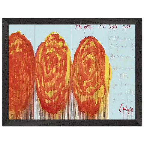 The Rose  II by Cy Twombly — Framed art print at Zephyeer