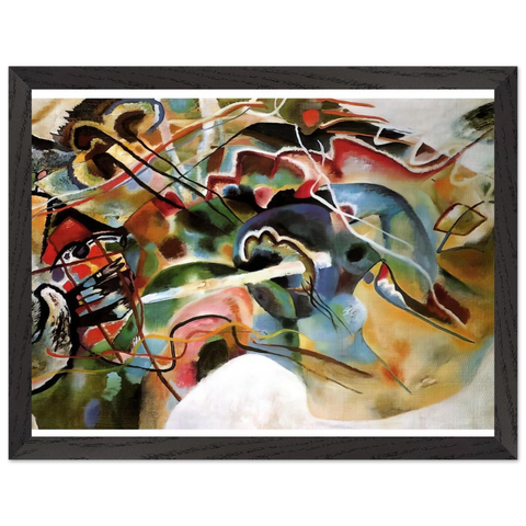 PICTURE WITH A WHITE BORDER 1913 by Wassily Kandinsky — Framed art print at Zephyeer