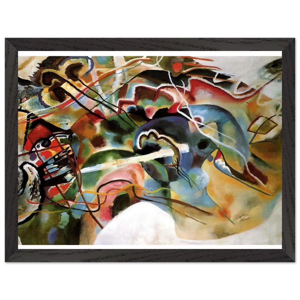 PICTURE WITH A WHITE BORDER 1913 by Wassily Kandinsky — Framed art print at Zephyeer