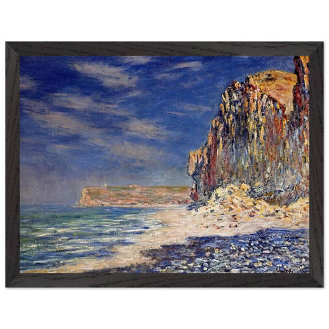 Cliff near Fecamp by Claude Monet — Framed art print at Zephyeer
