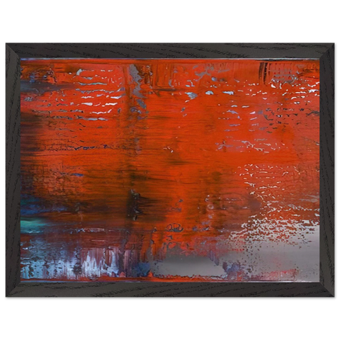 Abstract Painting 805 4 by Gerhard Richter, framed poster