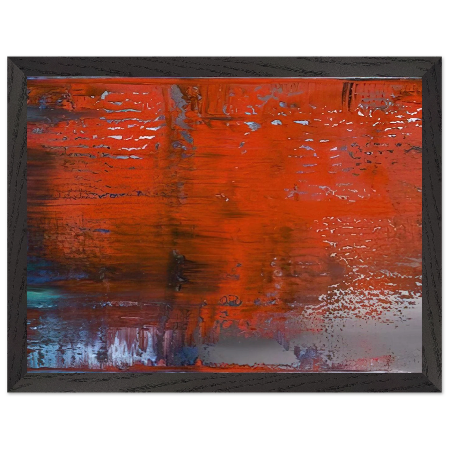 Abstract Painting 805 4 by Gerhard Richter, framed poster