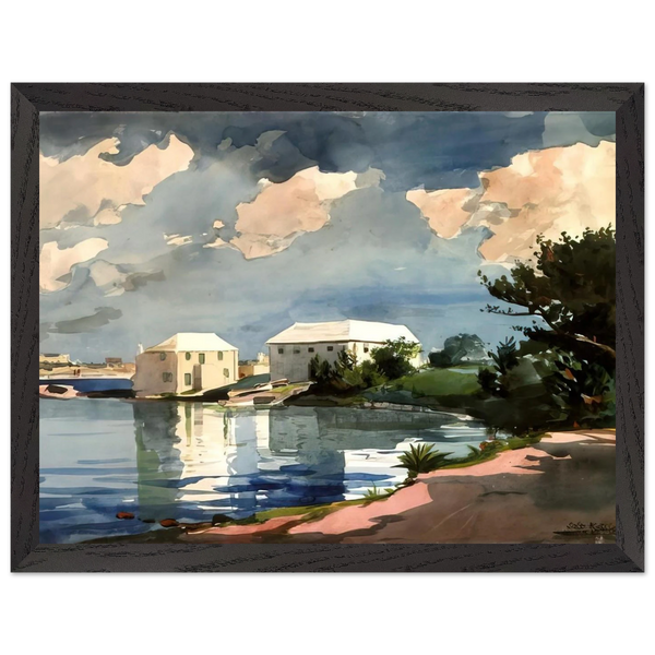 SALT KETTLE BERMUDA by Winslow Homer — Framed art print at Zephyeer