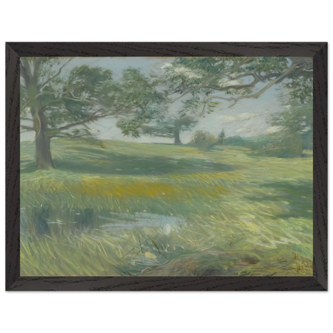 Meadows by Childe Hassam — Framed art print at Zephyeer