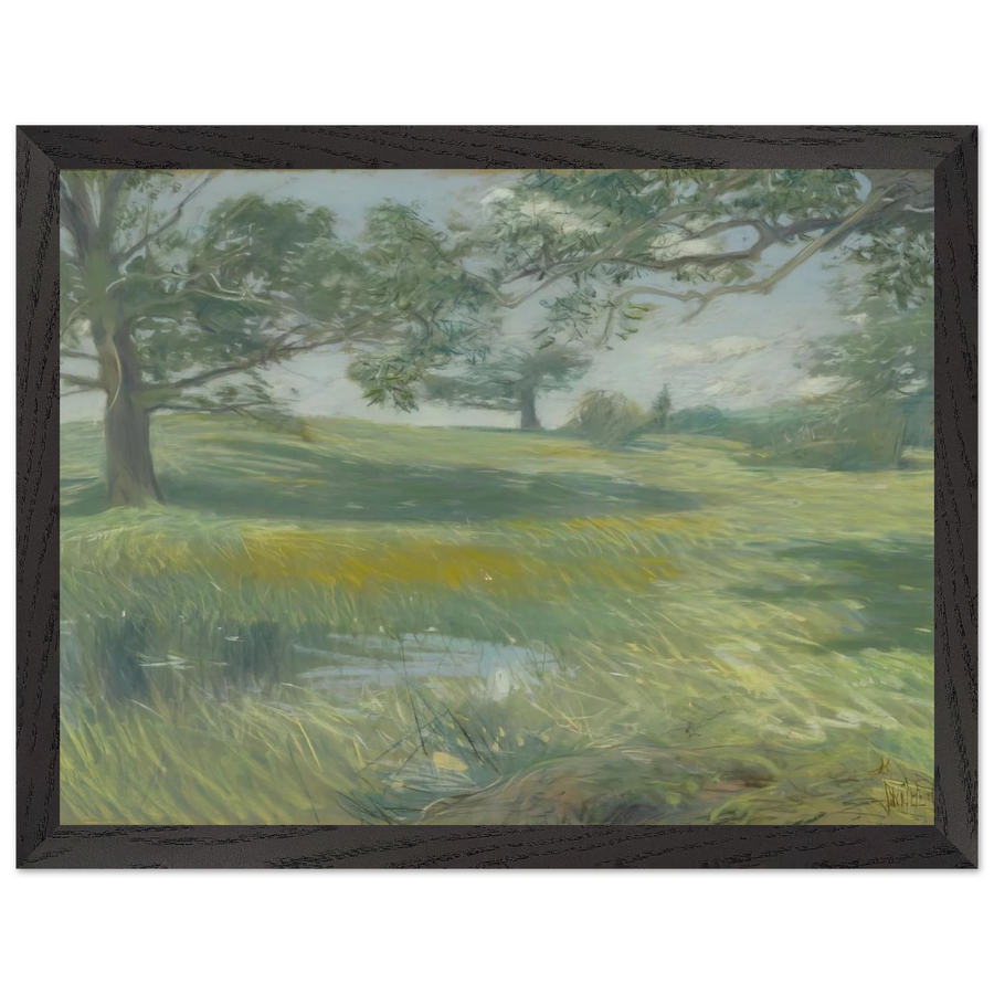 Meadows by Childe Hassam — Framed art print at Zephyeer
