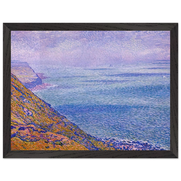 THE CAP GRIS NEZ 1900 by Theo van Rysselberghe — Framed art print at Zephyeer