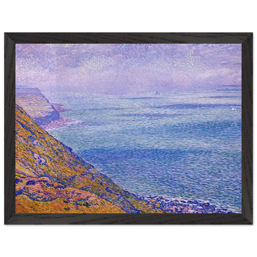 THE CAP GRIS NEZ 1900 by Theo van Rysselberghe — Framed art print at Zephyeer