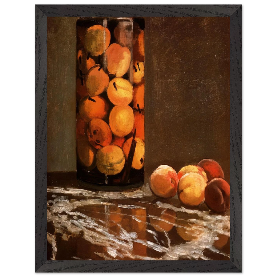 Jar Of Peaches by Claude Monet — Framed art print at Zephyeer