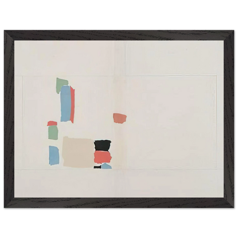 Abstract Composition - Lyrical Abstraction by Nicolas de Stael — Framed art print at Zephyeer
