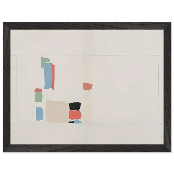 Abstract Composition - Lyrical Abstraction by Nicolas de Stael — Framed art print at Zephyeer