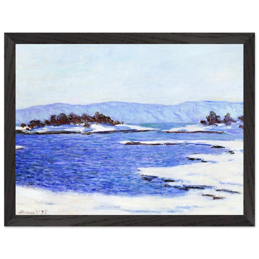 The Banks of the Fjord at Christiania by Claude Monet — Framed art print at Zephyeer