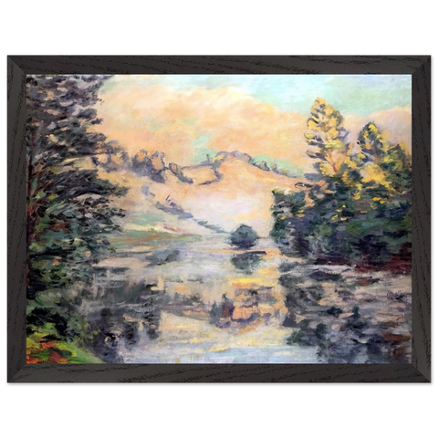 Landscape of Creuse - 1897 by Armand Guillaumin — Framed art print at Zephyeer