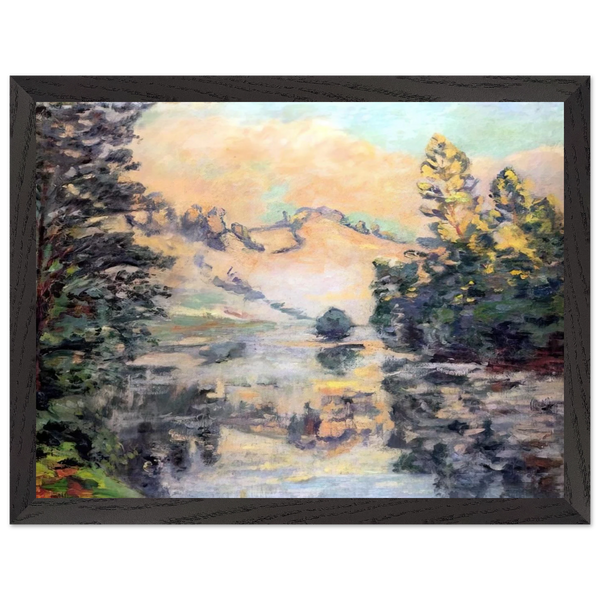 Landscape of Creuse - 1897 by Armand Guillaumin — Framed art print at Zephyeer