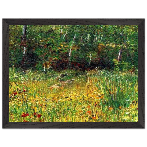 Park at Asnieres in Spring by Vincent van Gogh — Framed art print at Zephyeer