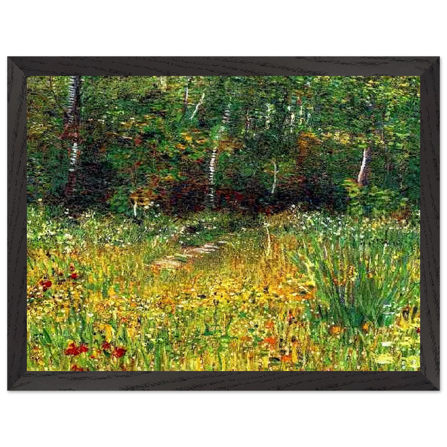 Park at Asnieres in Spring by Vincent van Gogh — Framed art print at Zephyeer